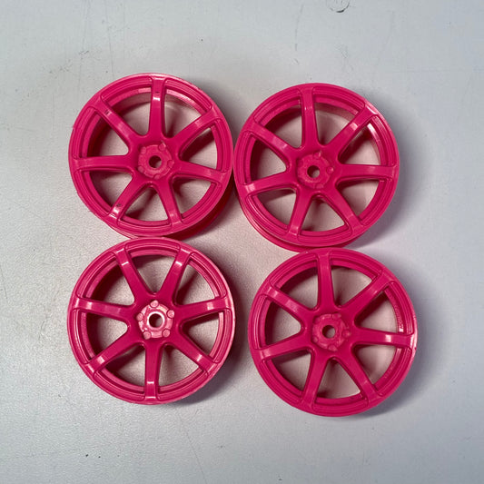 Pink OverDose Wheels 7MM Offset