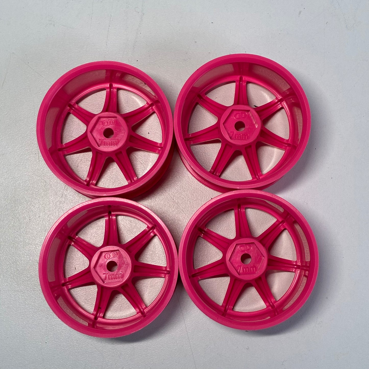 Pink OverDose Wheels 7MM Offset