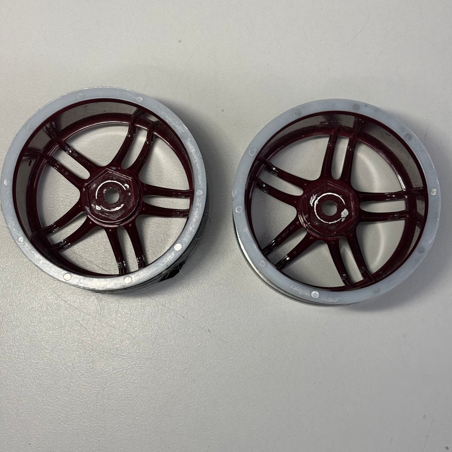 Advan AVS Model T5 Chrome & Red Wheels