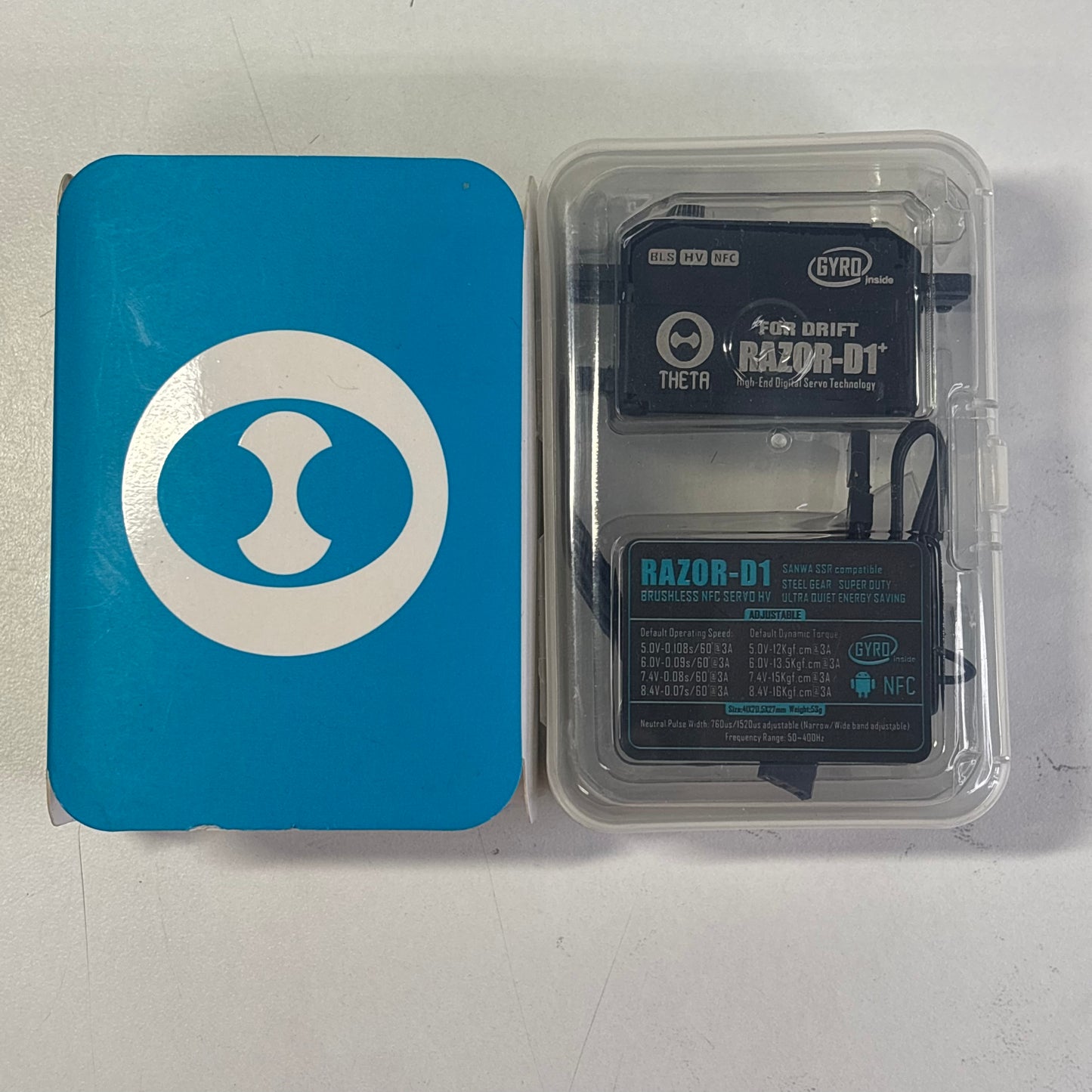 Theta Razor D1+ Servo With Built in Gyro Programmable Brushless