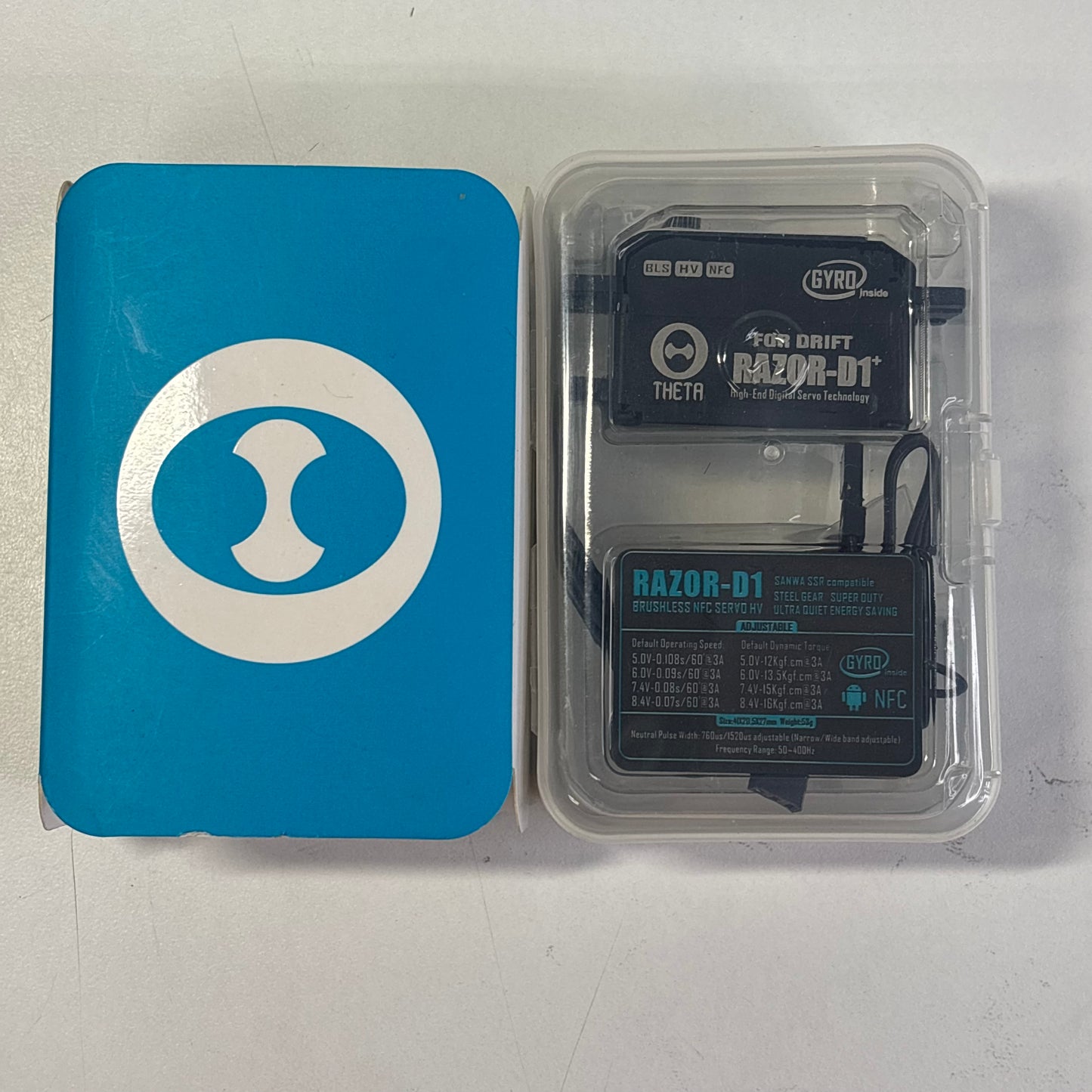 Theta Razor D1+ Servo With Built in Gyro Programmable Brushless