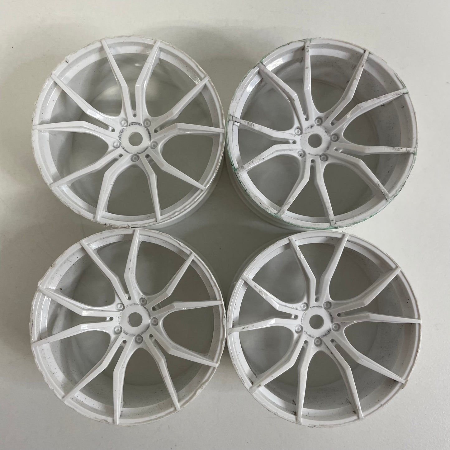 MST White Wheels Offset 5mm