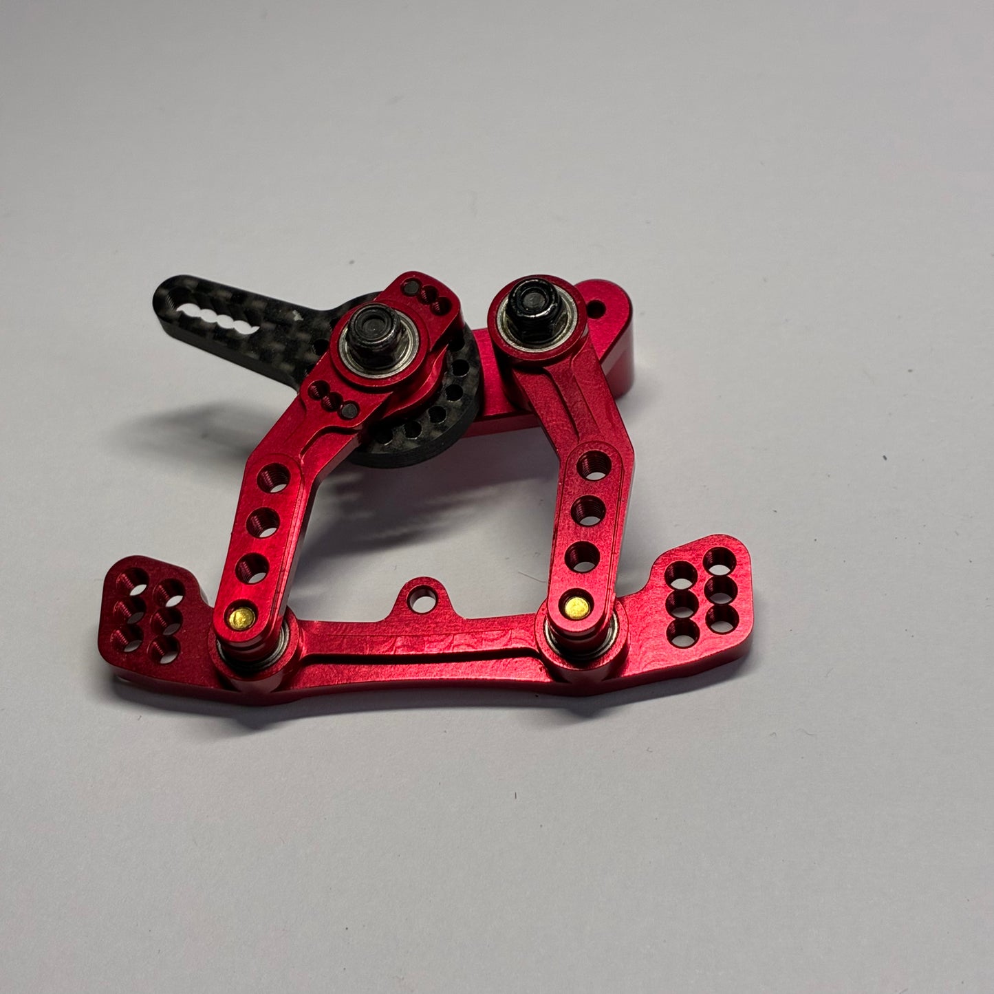 MST RMX 2.0 2.5 Red Alloy Front Steering Rack Complete
