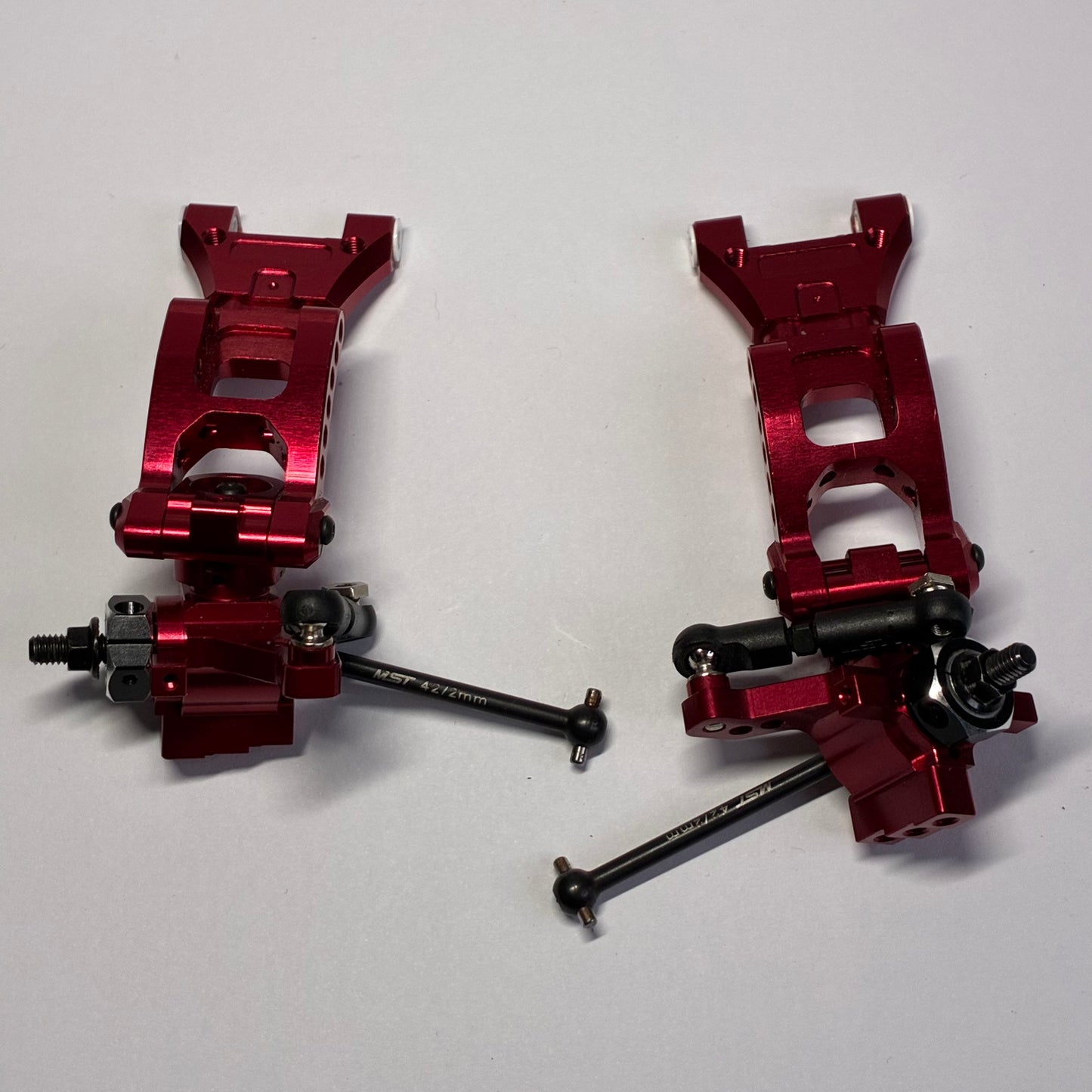 MST RMX FMX FRX MRX Rear MB Red Alloy Arms & Hubs