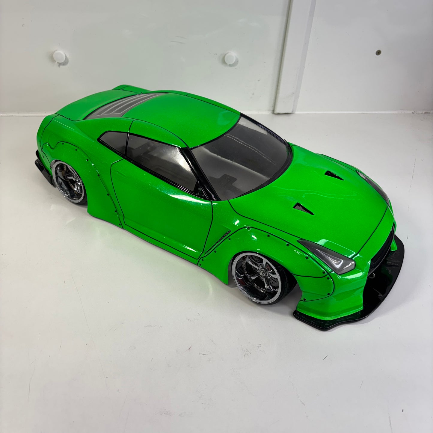 Tetsujin Nissan R35 GTR Green Bodyshell