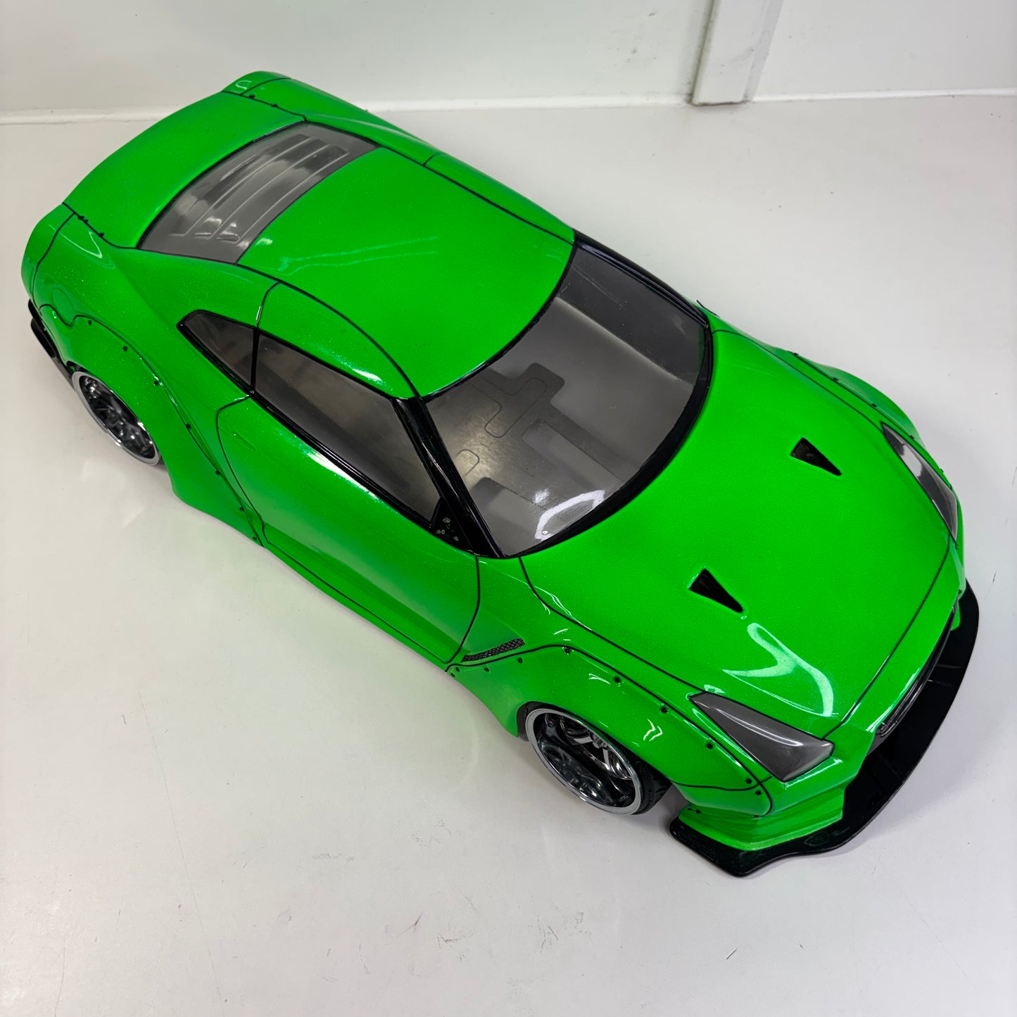 Tetsujin Nissan R35 GTR Green Bodyshell
