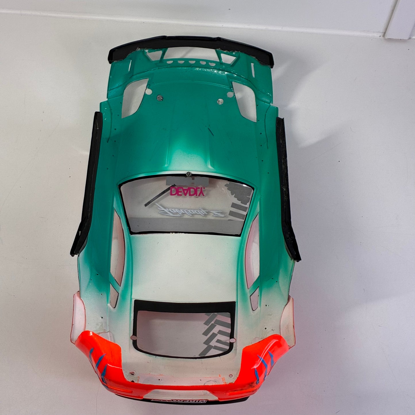 Nissan 350Z Widebody Bodyshell Green And Orange