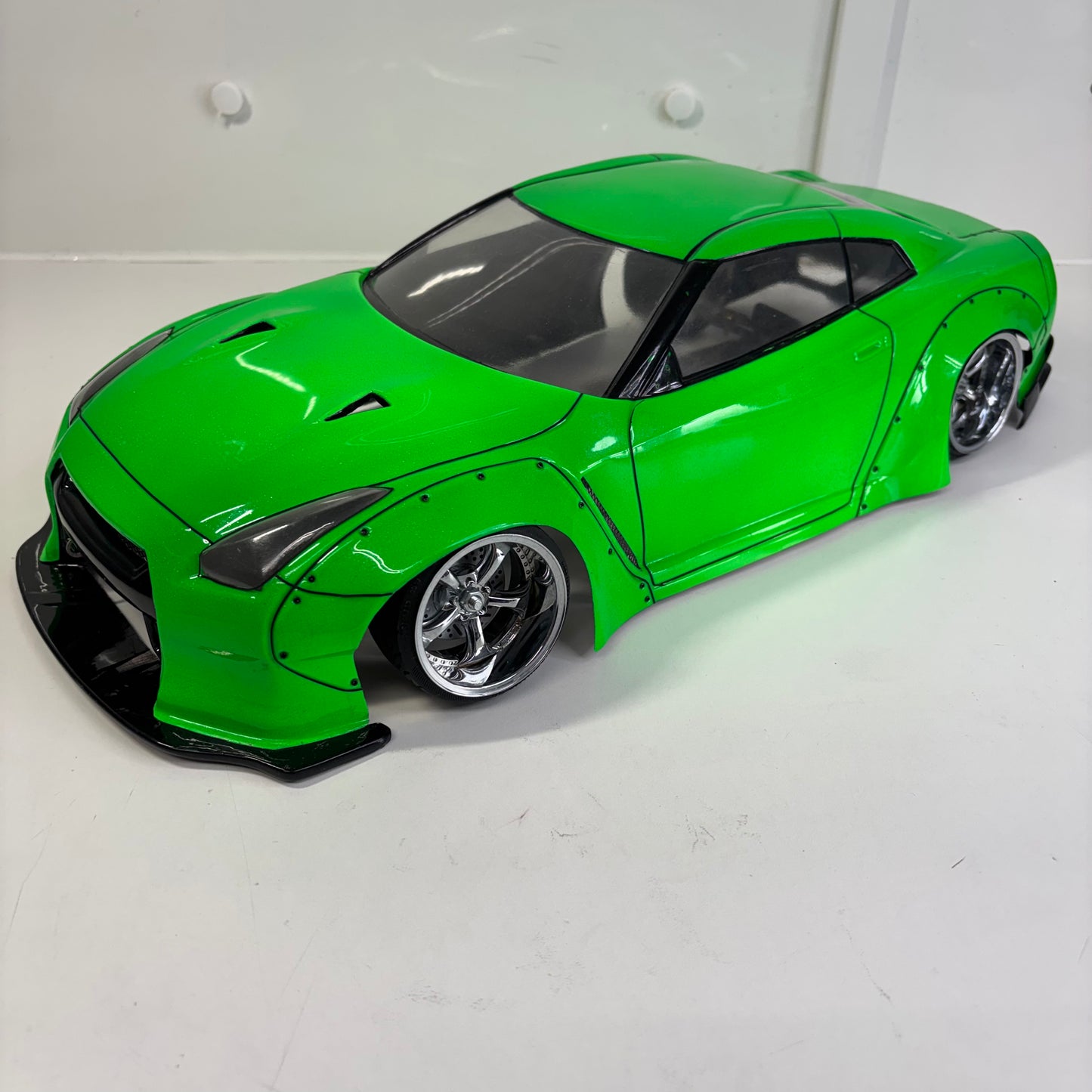 Tetsujin Nissan R35 GTR Green Bodyshell