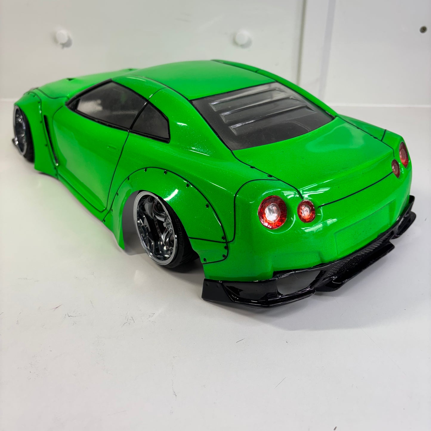 Tetsujin Nissan R35 GTR Green Bodyshell