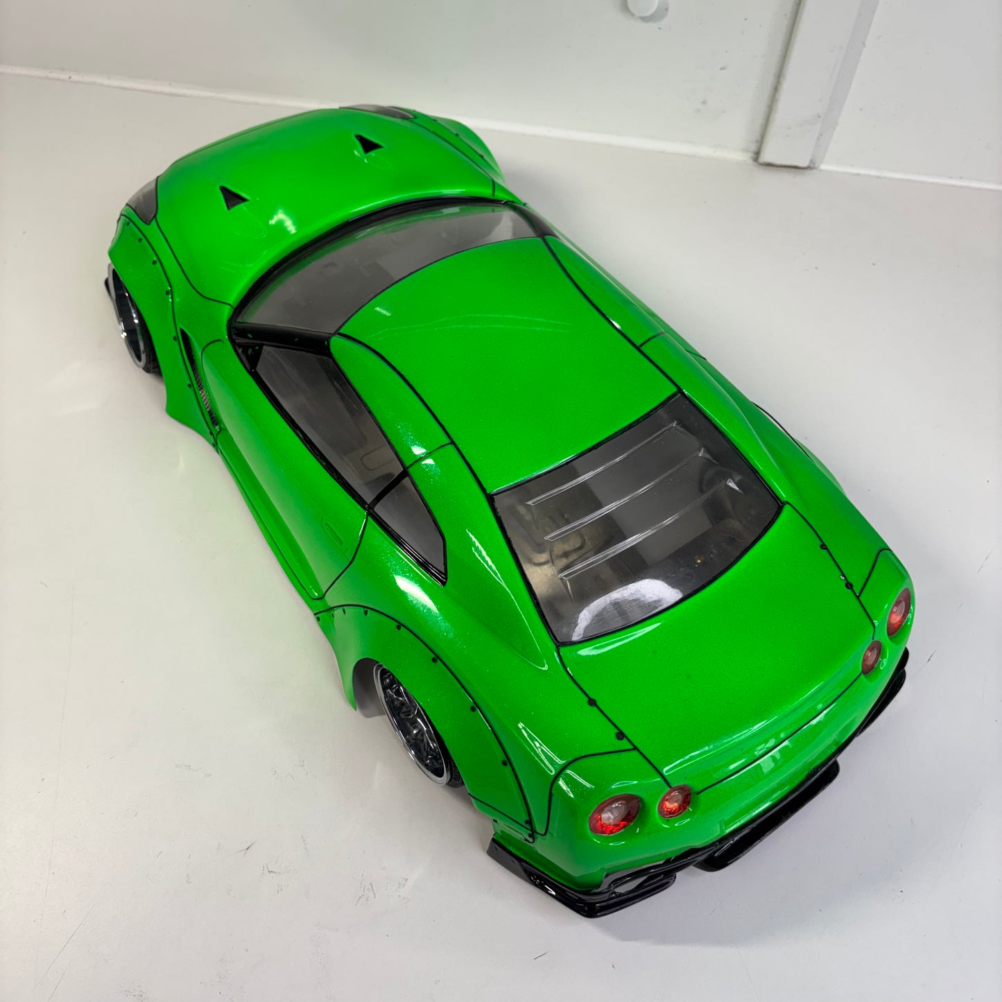 Tetsujin Nissan R35 GTR Green Bodyshell