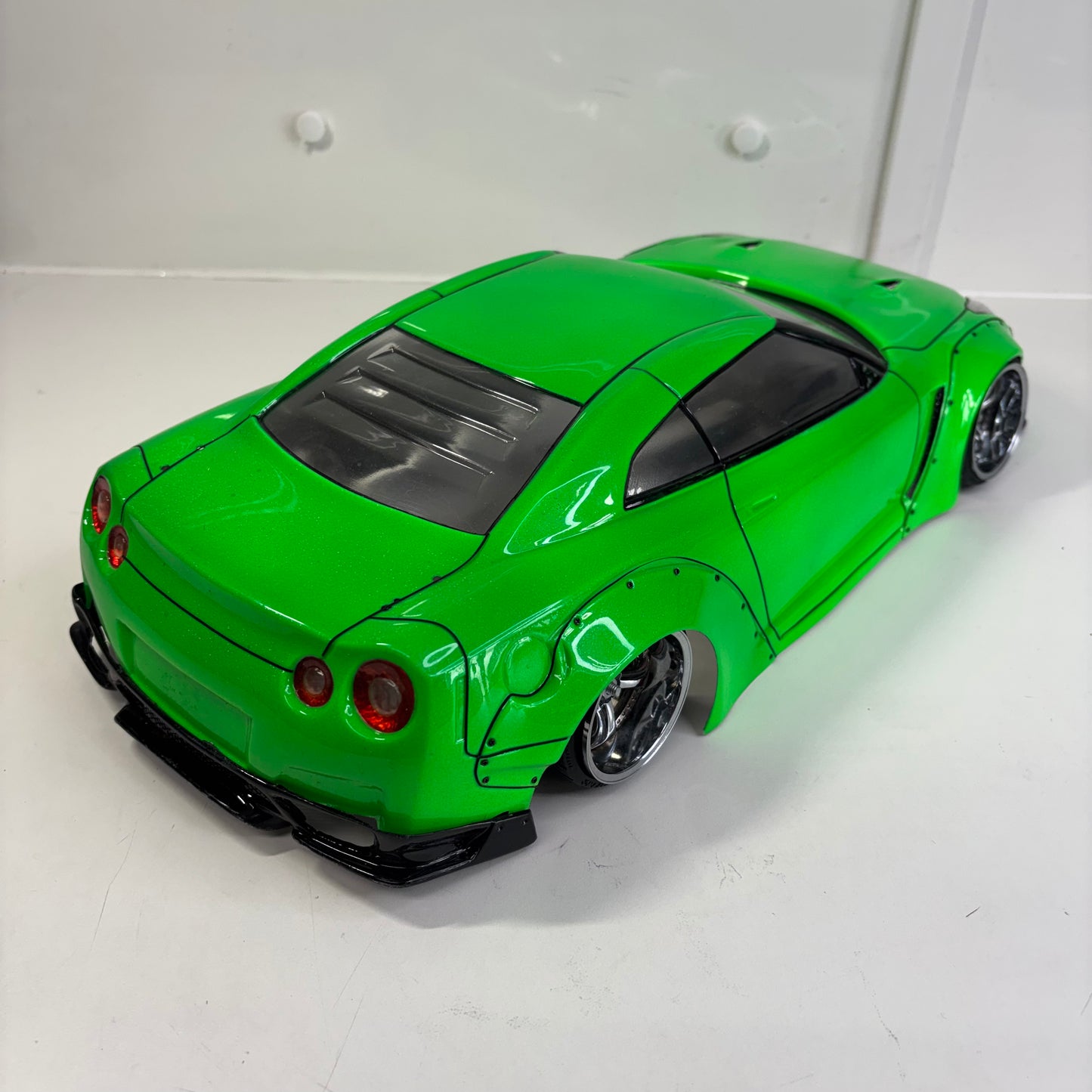 Tetsujin Nissan R35 GTR Green Bodyshell