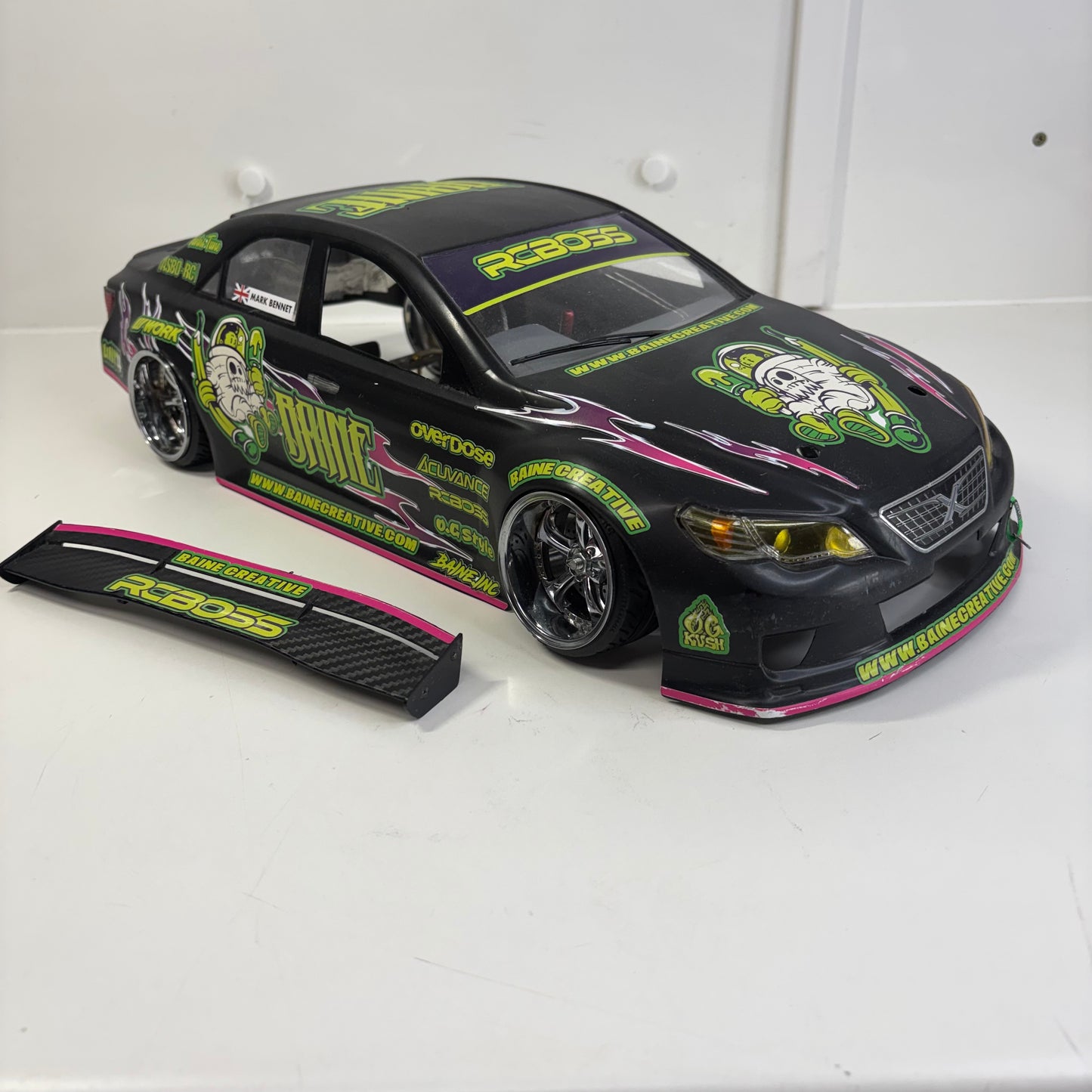 Yokomo Mark X Baine Bodyshell Black