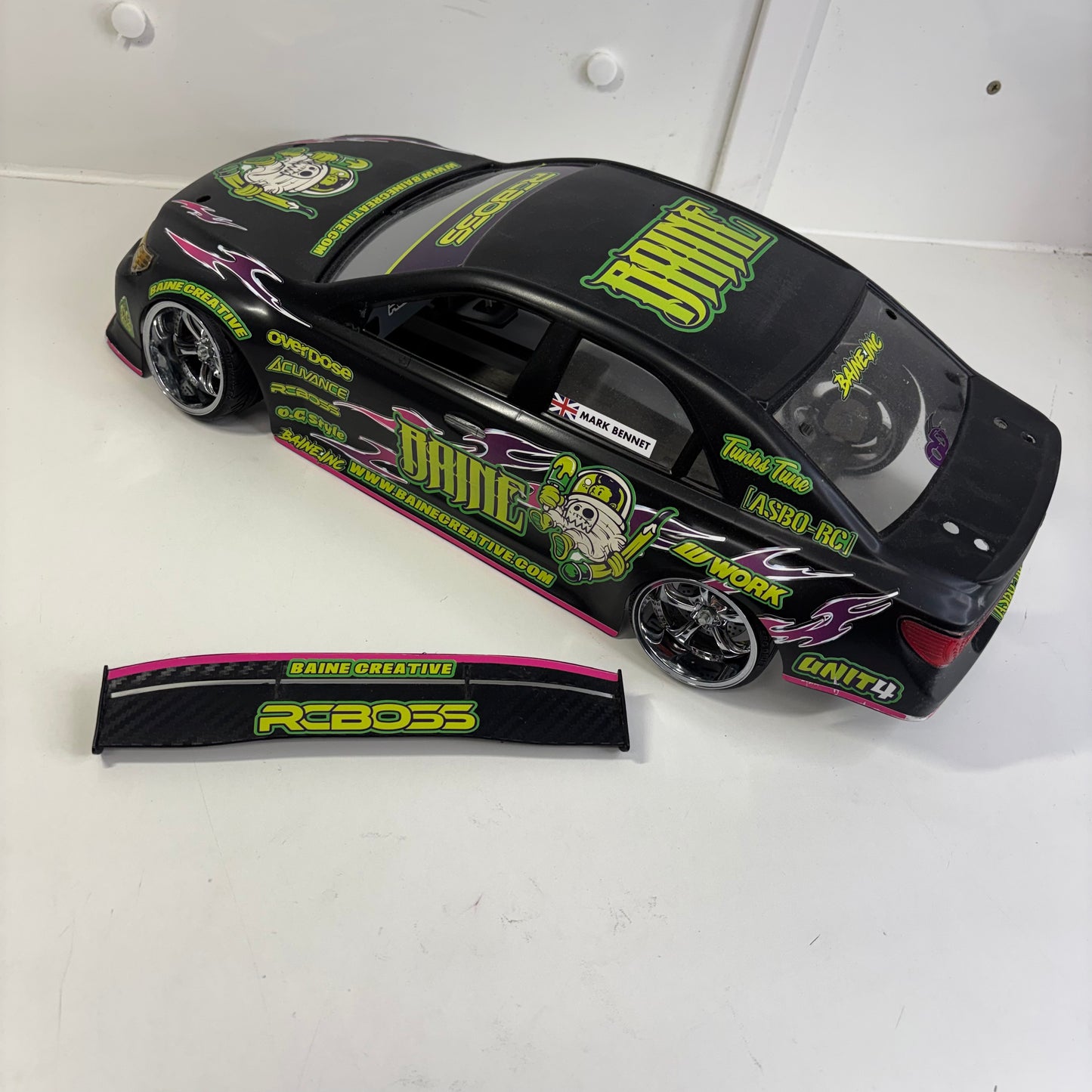 Yokomo Mark X Baine Bodyshell Black