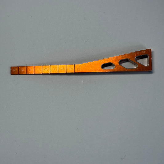 Chassis Height Measuring Tool Orange Alloy