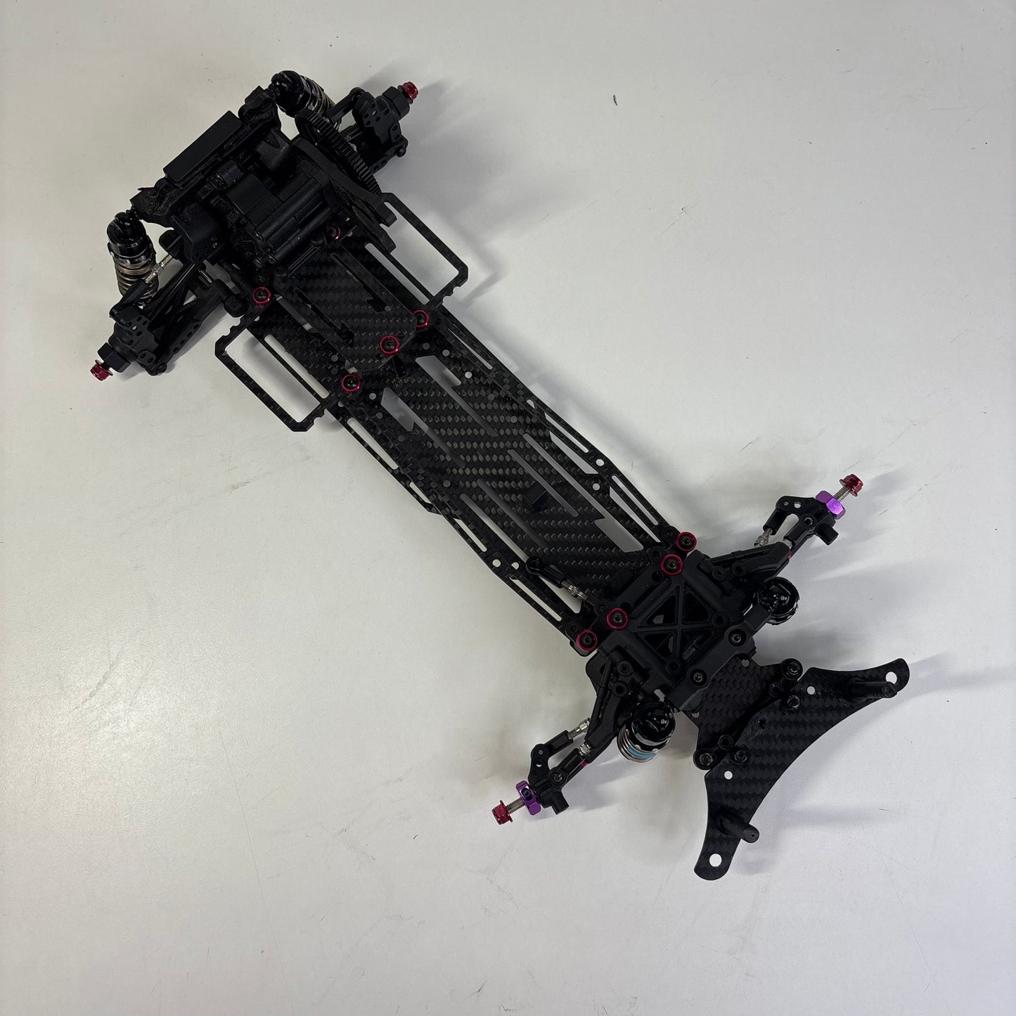 Reve D RDX Chassis Carbon Overdose Shocks