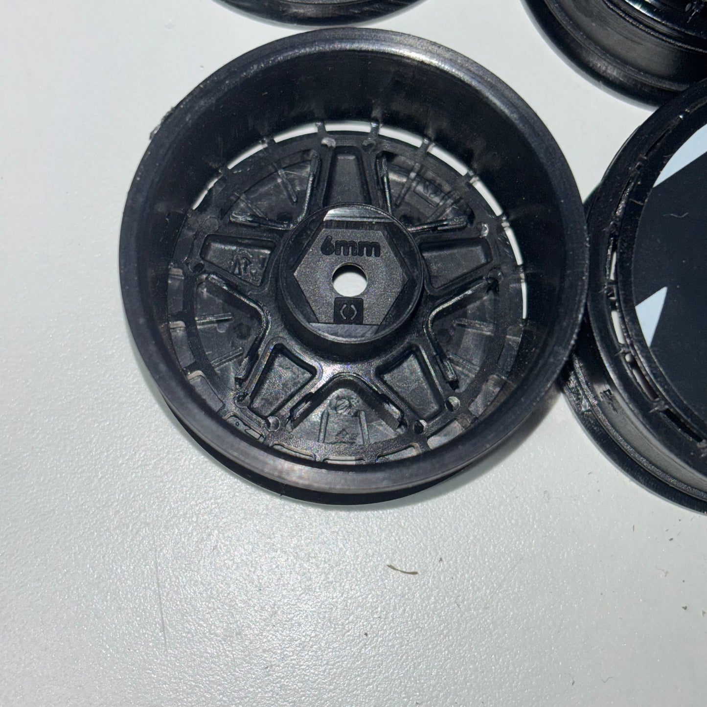 HPI Fifteen52 Black Wheels Offset 6mm With Faces Turbo Discs