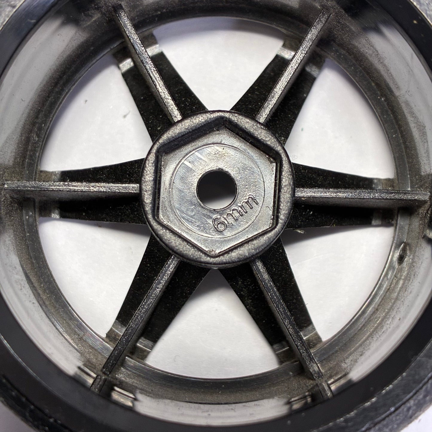 Black & Tyres Wheels Offset 6mm Pair