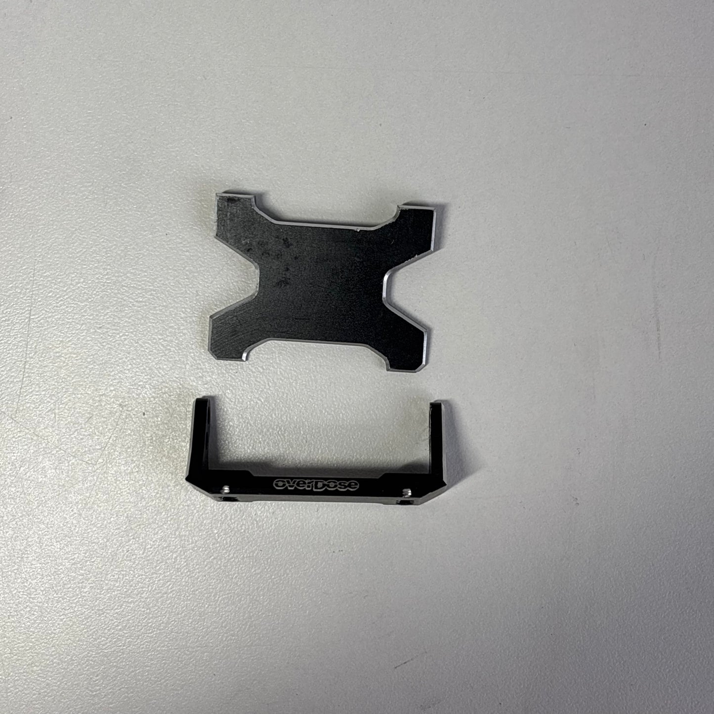 Overdose Black Alloy Rear ESC Holder