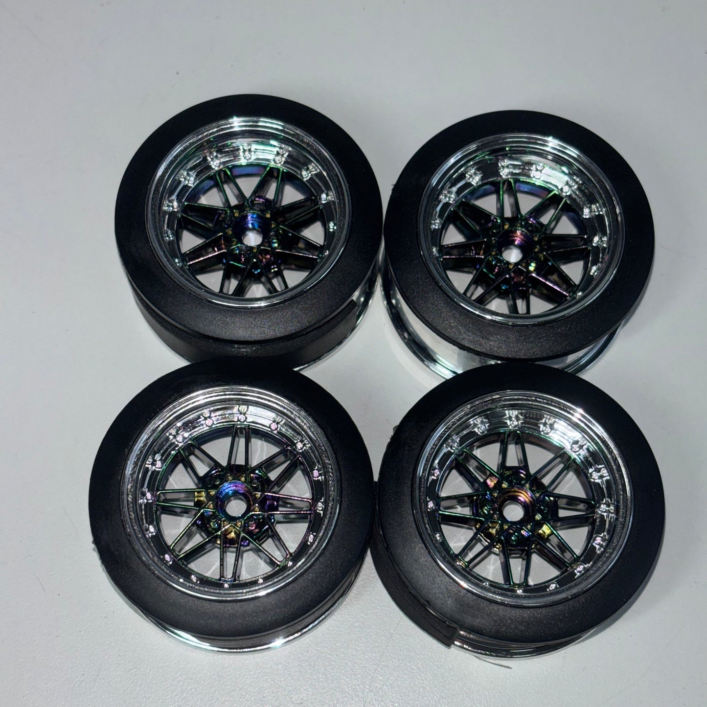 3Racing Chrome Pearlesent Wheels 3 Piece