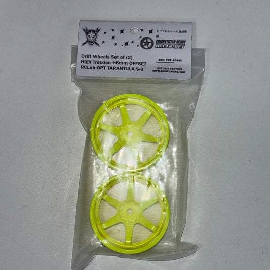 RCLab-OPT Tarantula 6mm Yellow Pair
