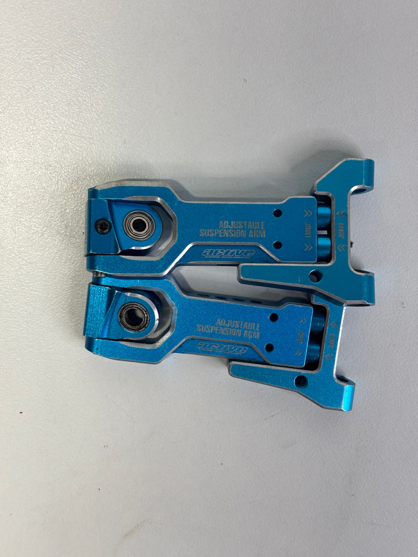 Active Rear Arms Rear Toe Blue Alloy Yokomo