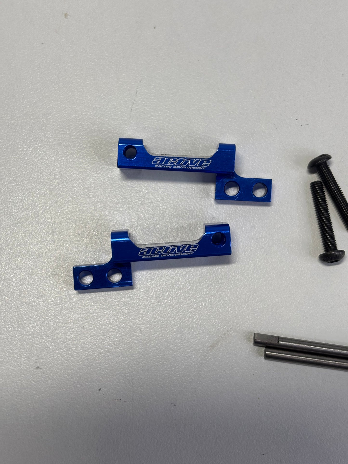 Active Front Knuckle Adaptors Blue Alloy
