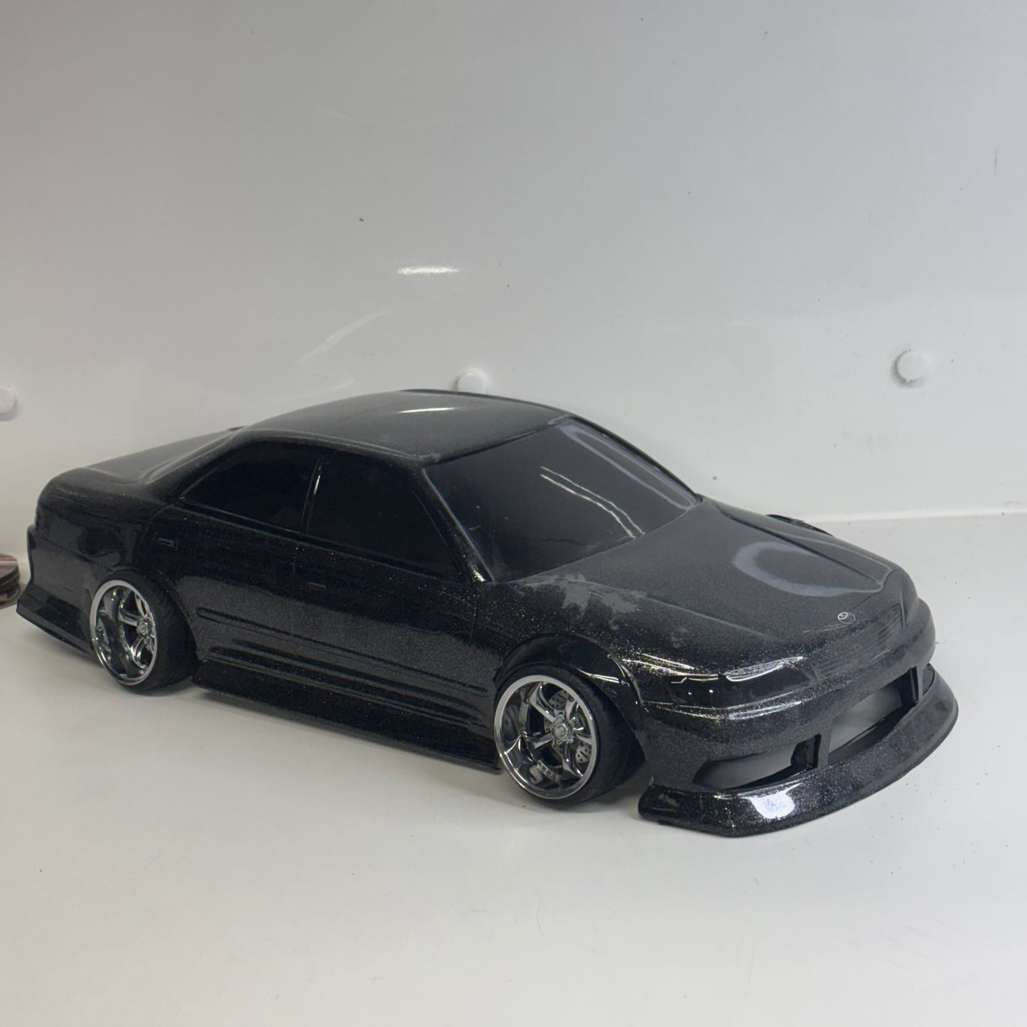 Toyota JZX Black Metallic Shell Flake