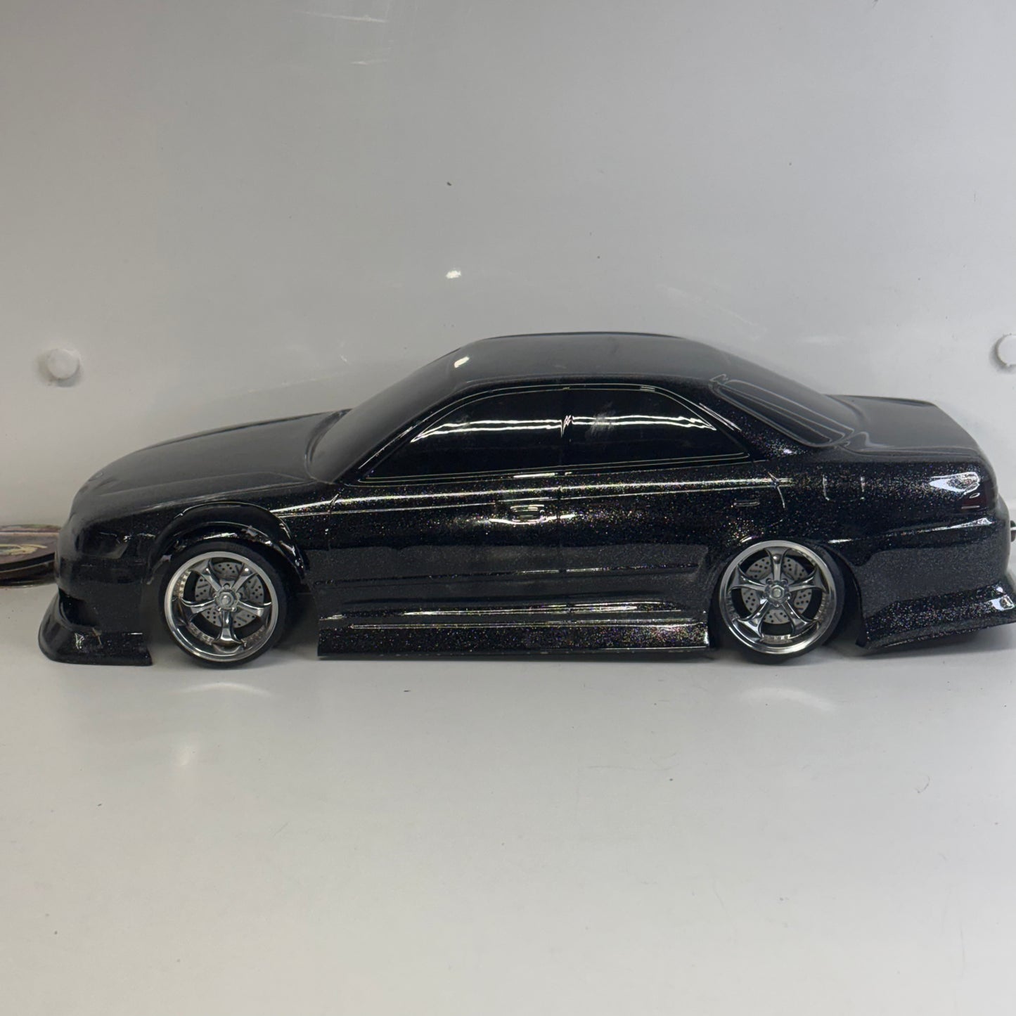 Toyota JZX Black Metallic Shell Flake