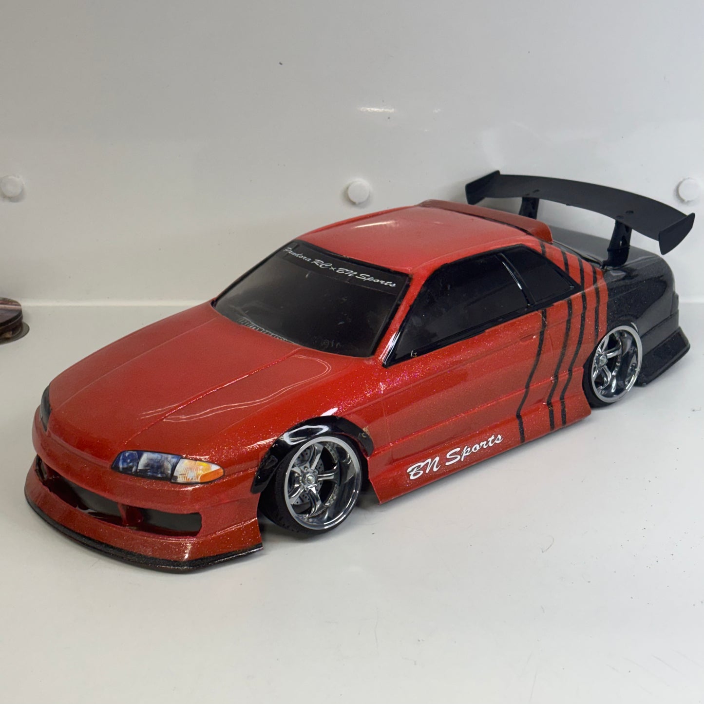 Nissan Skyline Orange/Black Metallic With Dashboard