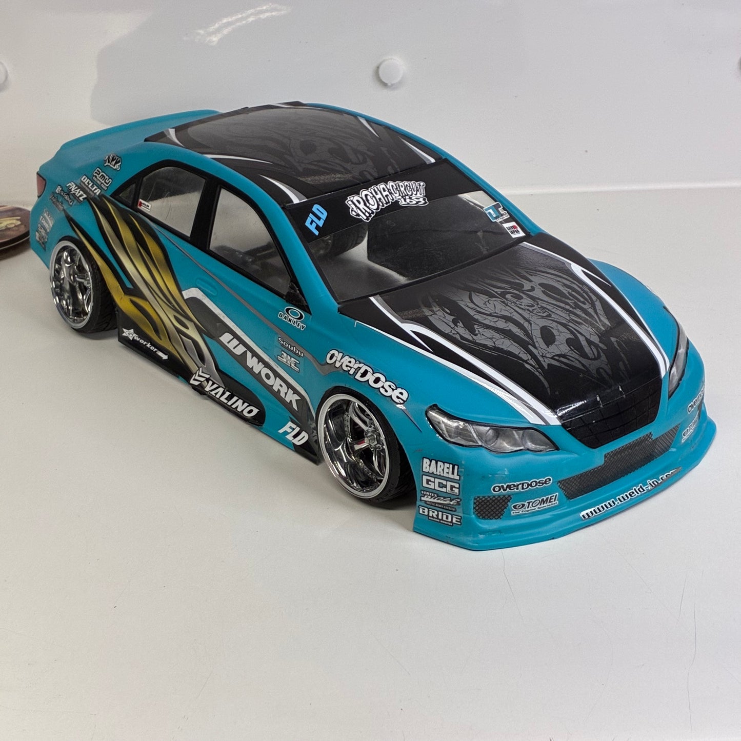 Overdose Toyota Mark X Blue BodyShell Weld