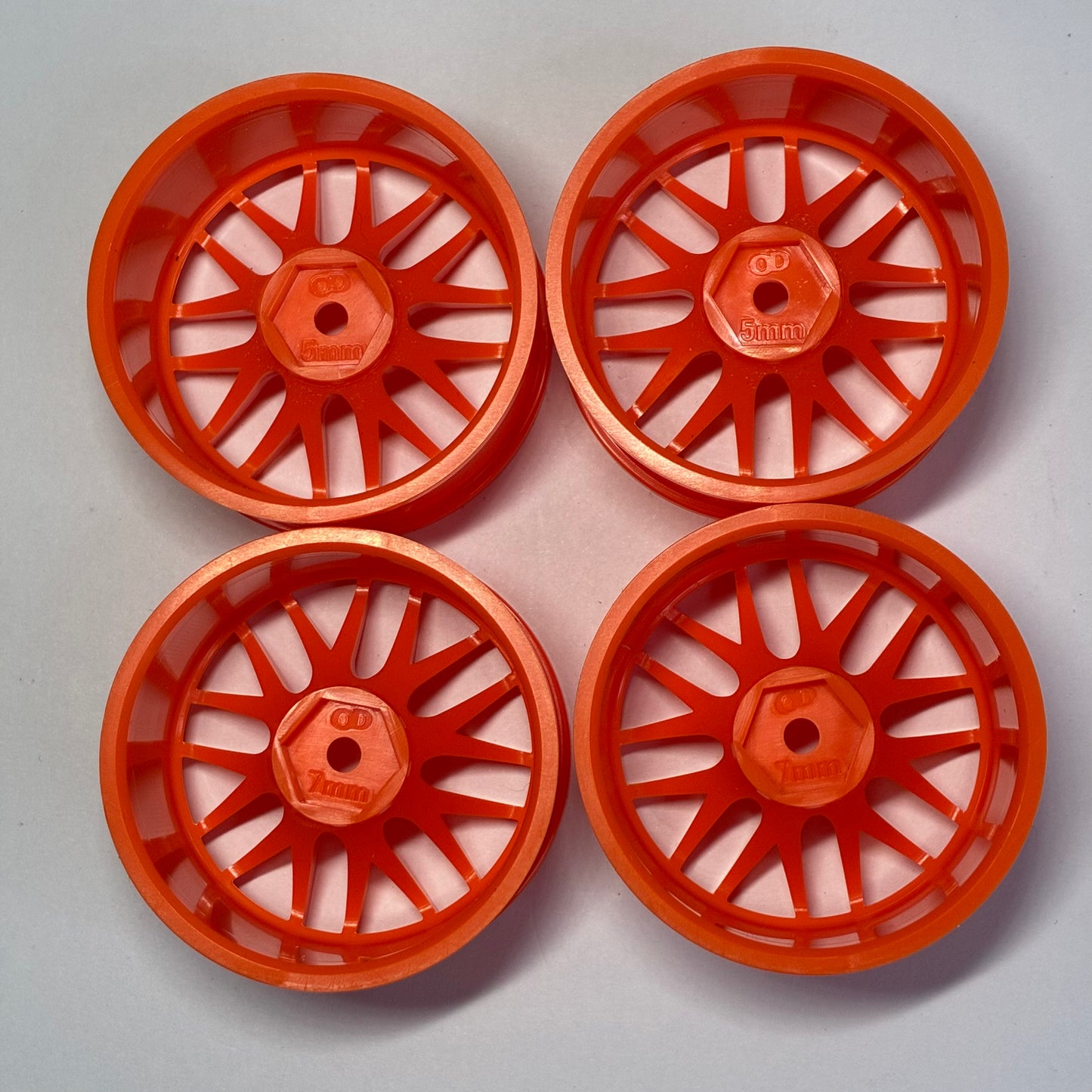 OverDose Orange Wheels 2x5mm 2x7mm Offset