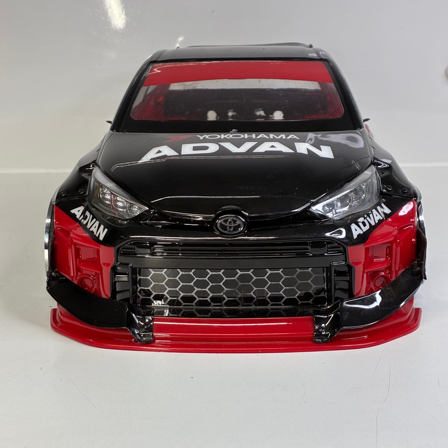 Toyota GR Yaris Advan Red Black BodyShell