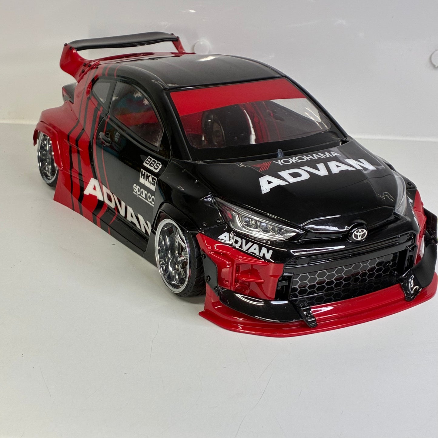 Toyota GR Yaris Advan Red Black BodyShell