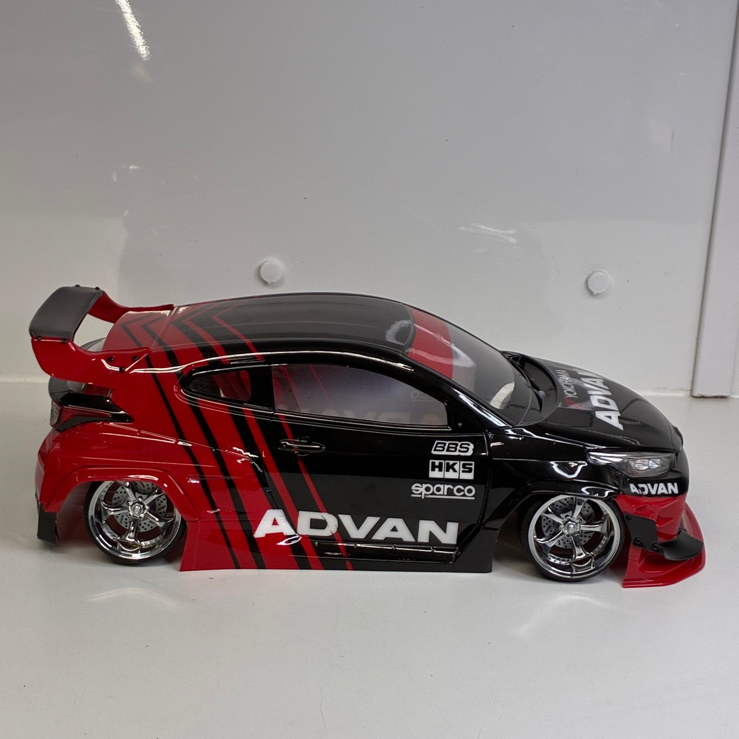 Toyota GR Yaris Advan Red Black BodyShell
