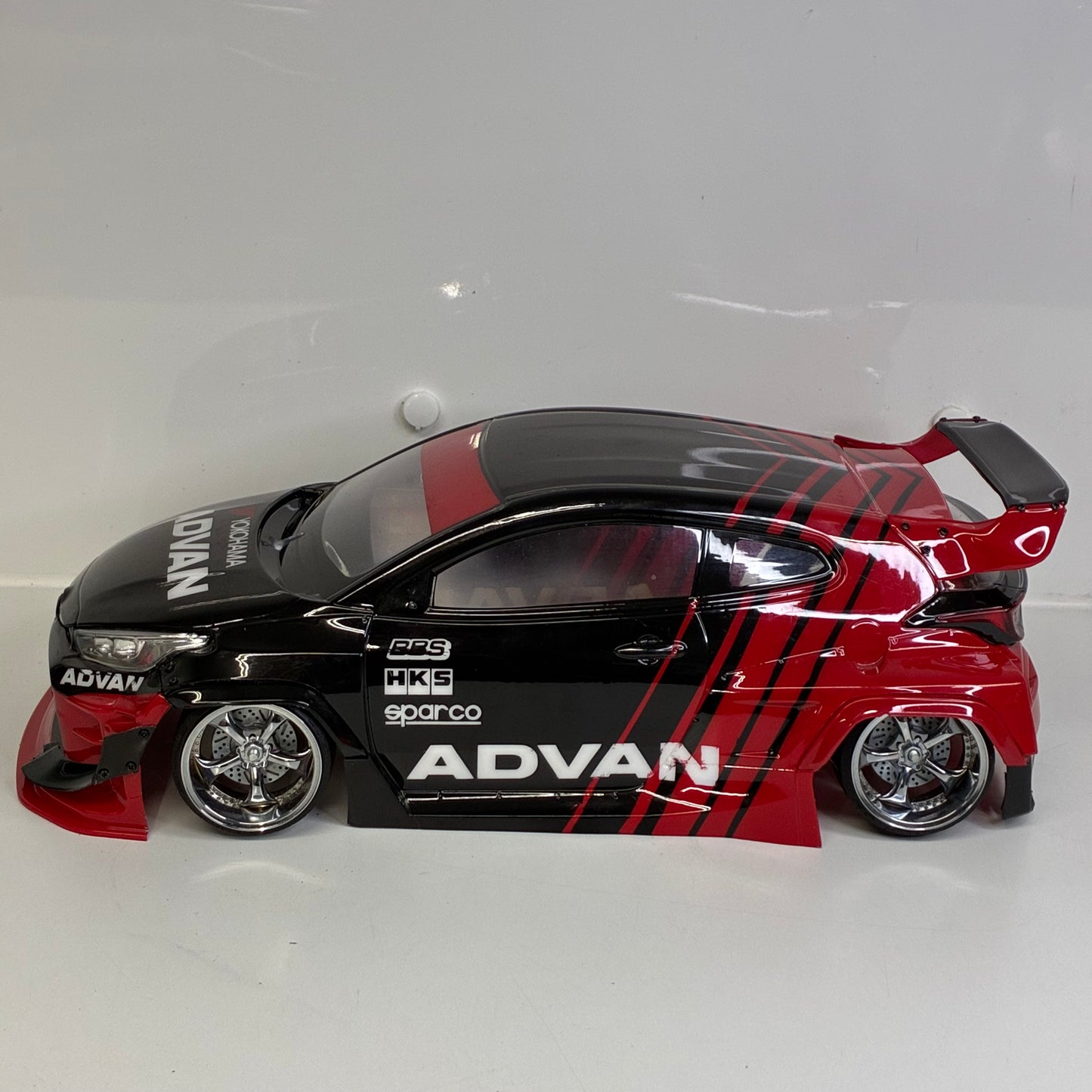 Toyota GR Yaris Advan Red Black BodyShell