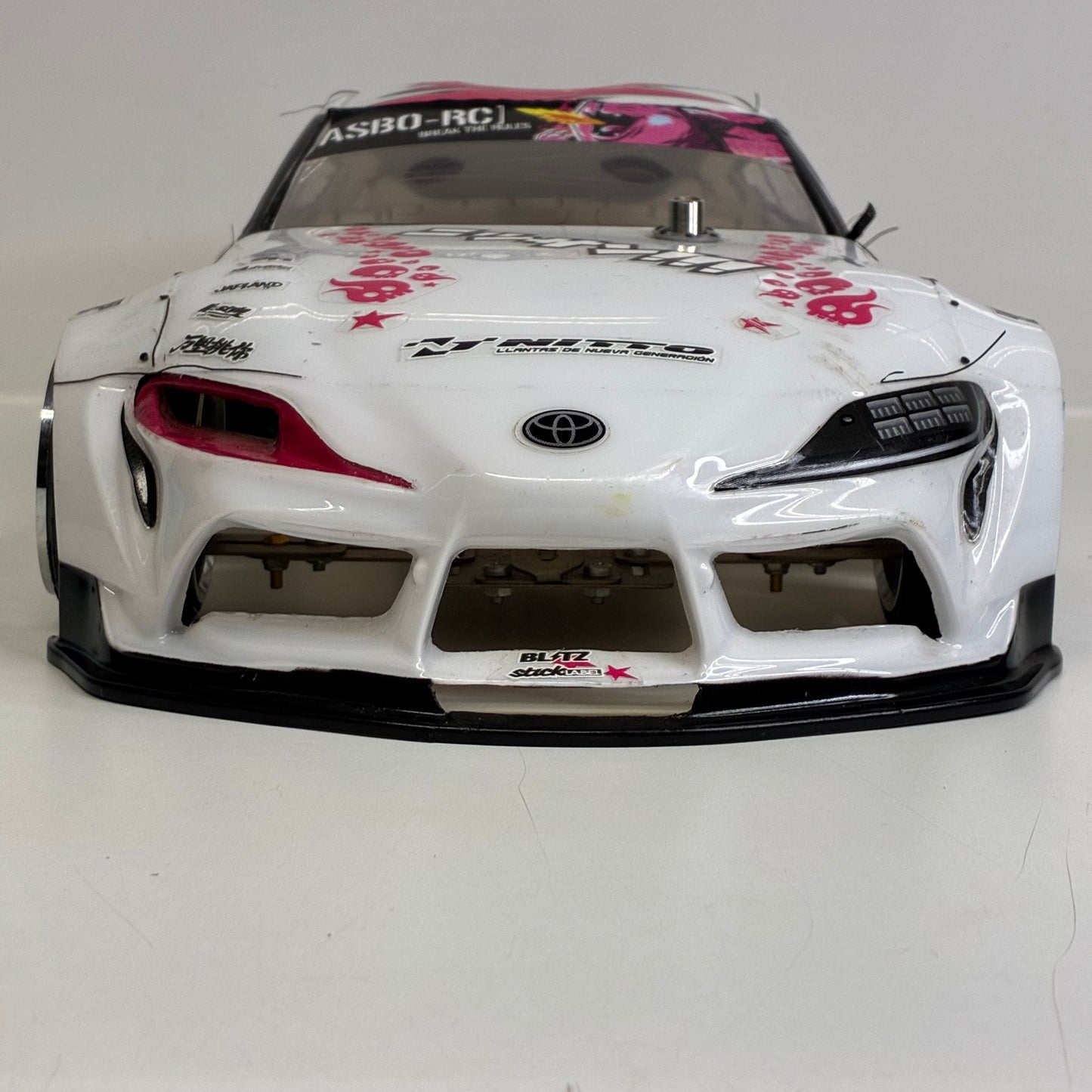Yokomo A90 Supra White Pink BodyShell