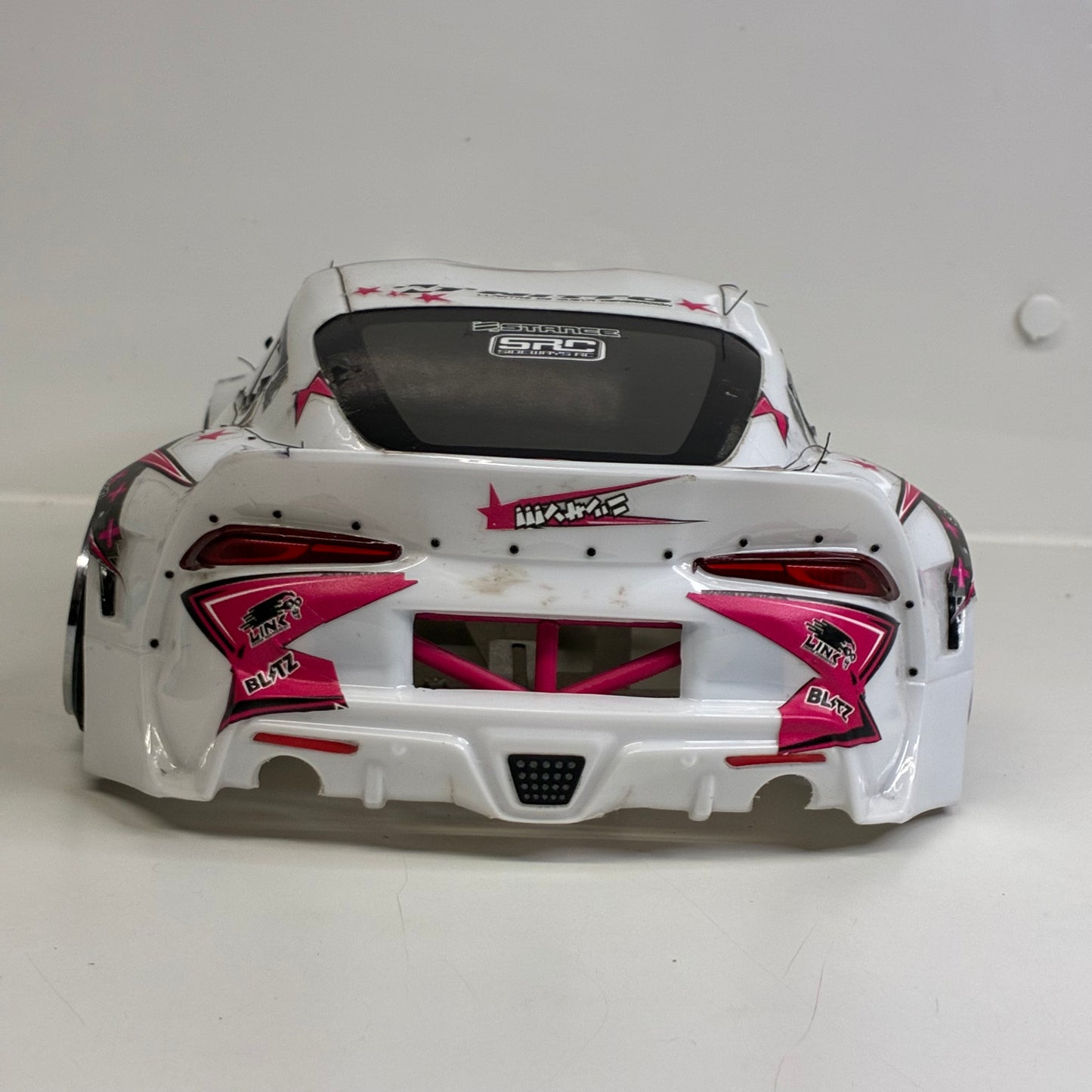 Yokomo A90 Supra White Pink BodyShell