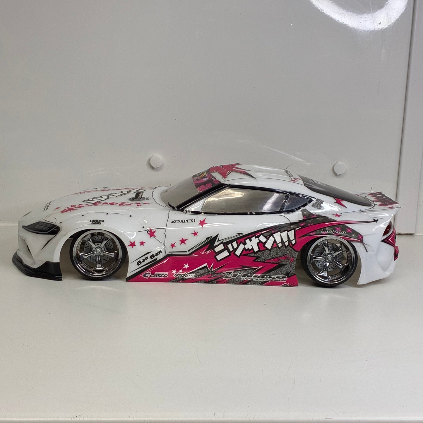 Yokomo A90 Supra White Pink BodyShell