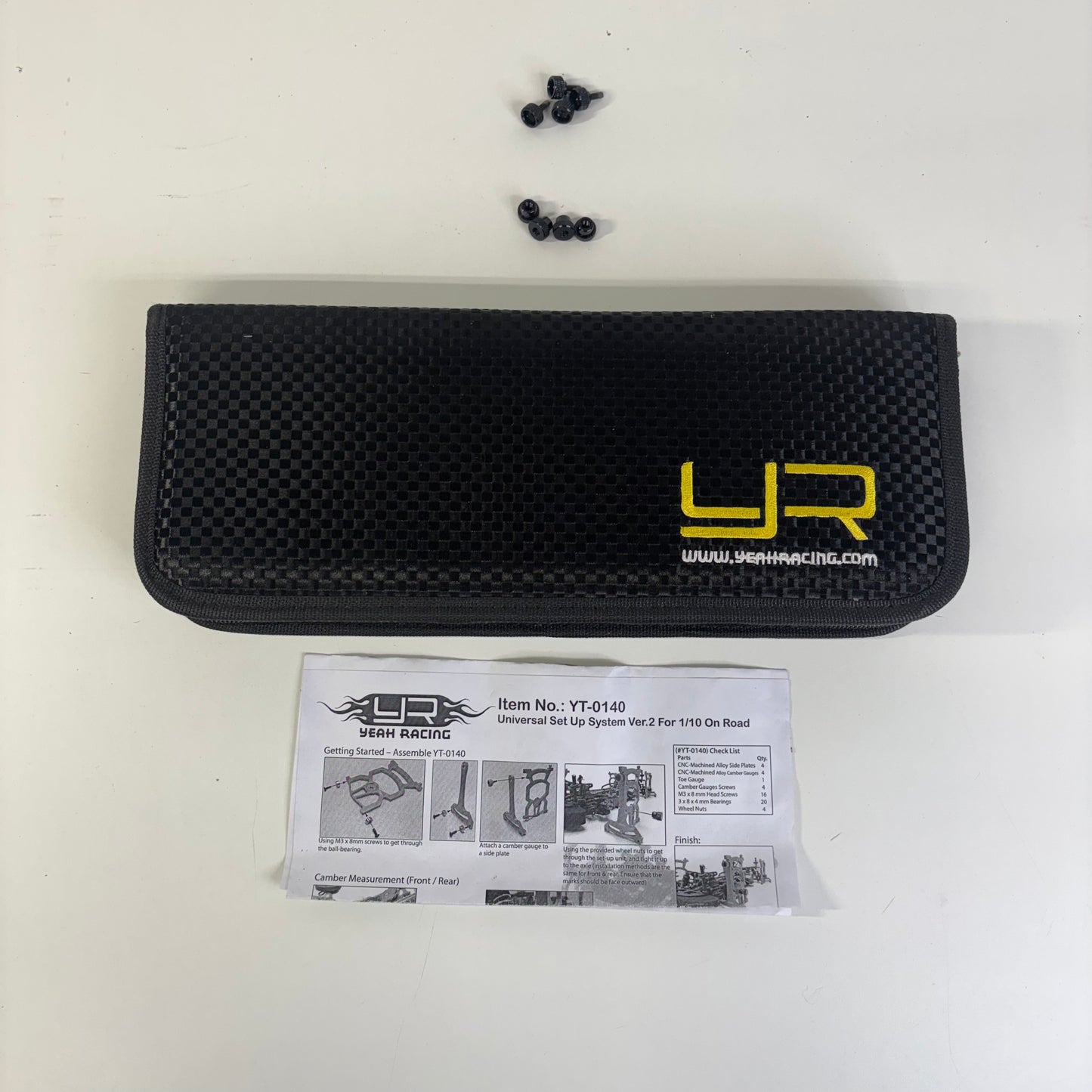 Yeah Racing Set Up Station Black Alloy YT-0140 V2