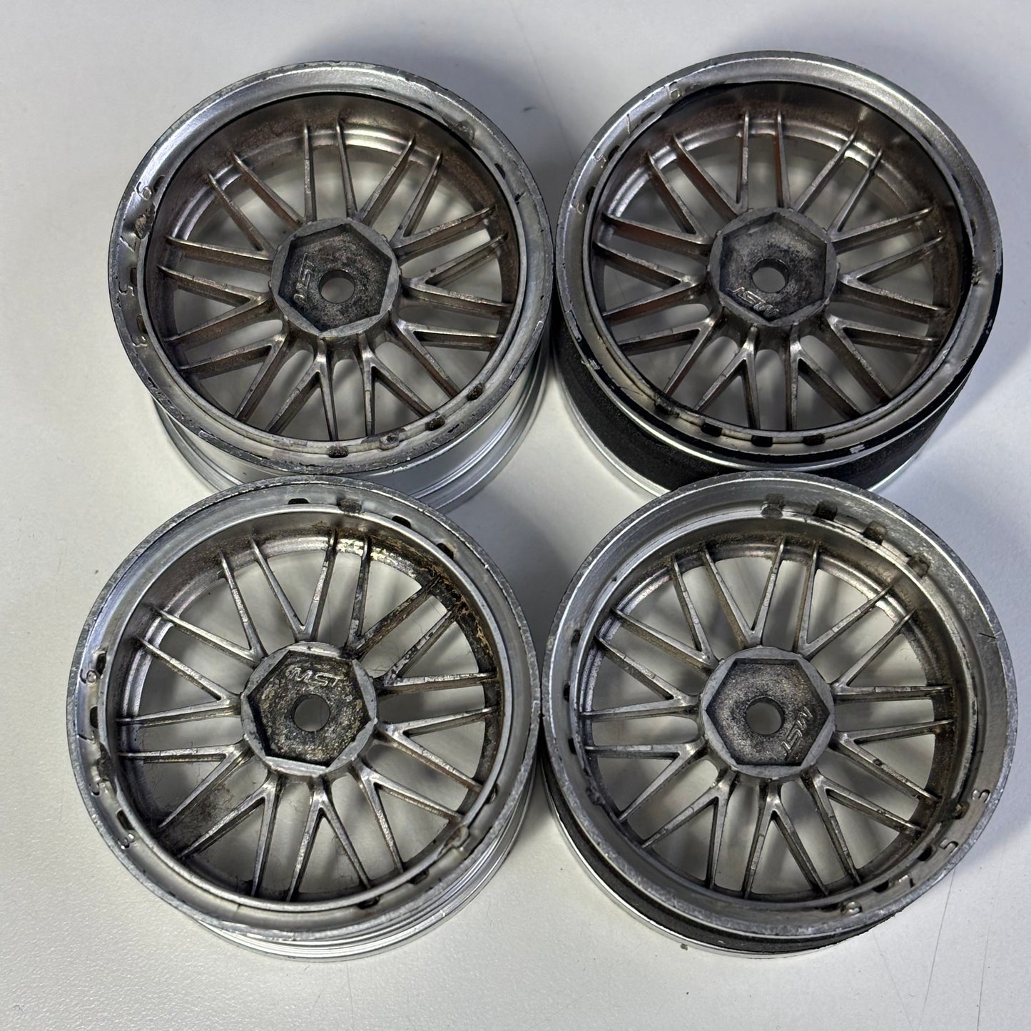 MST Silver Wheels Adjustable Offset
