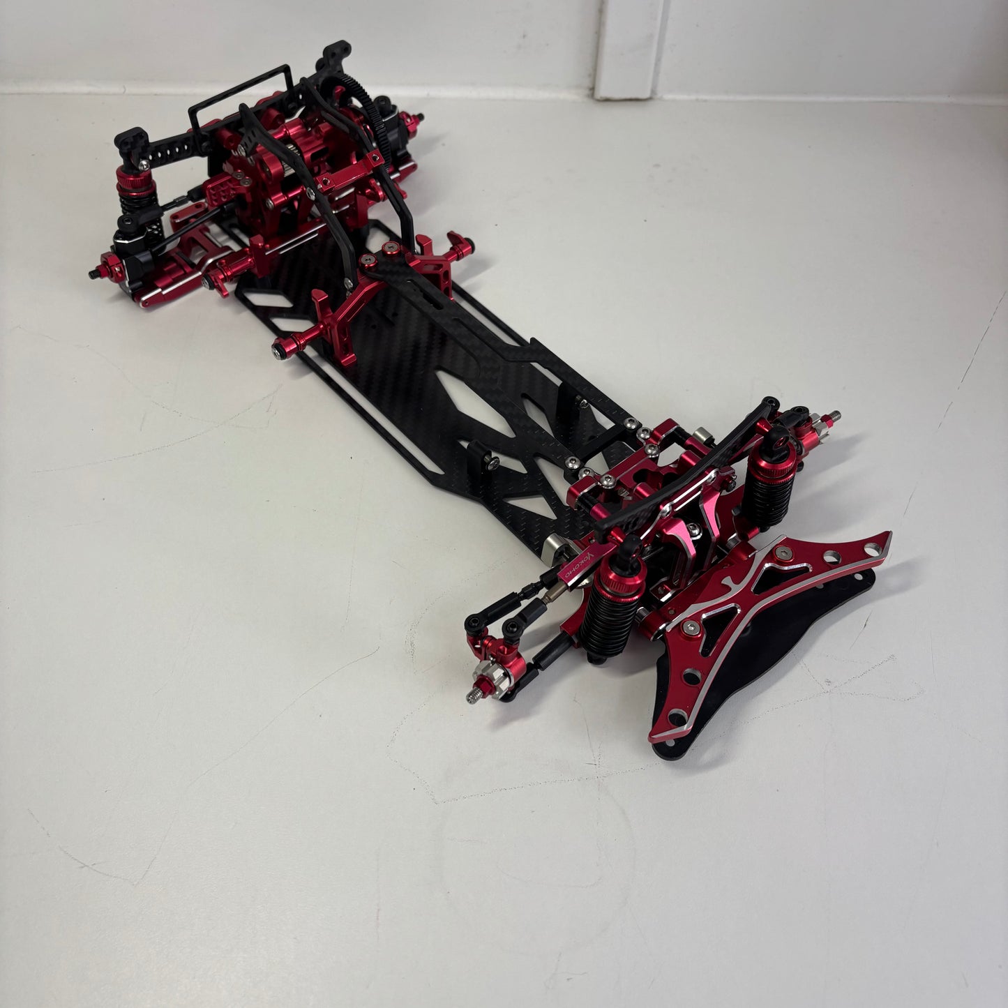 Reve D MC1 MC-1 Red Alloy Carbon Drift Chassis