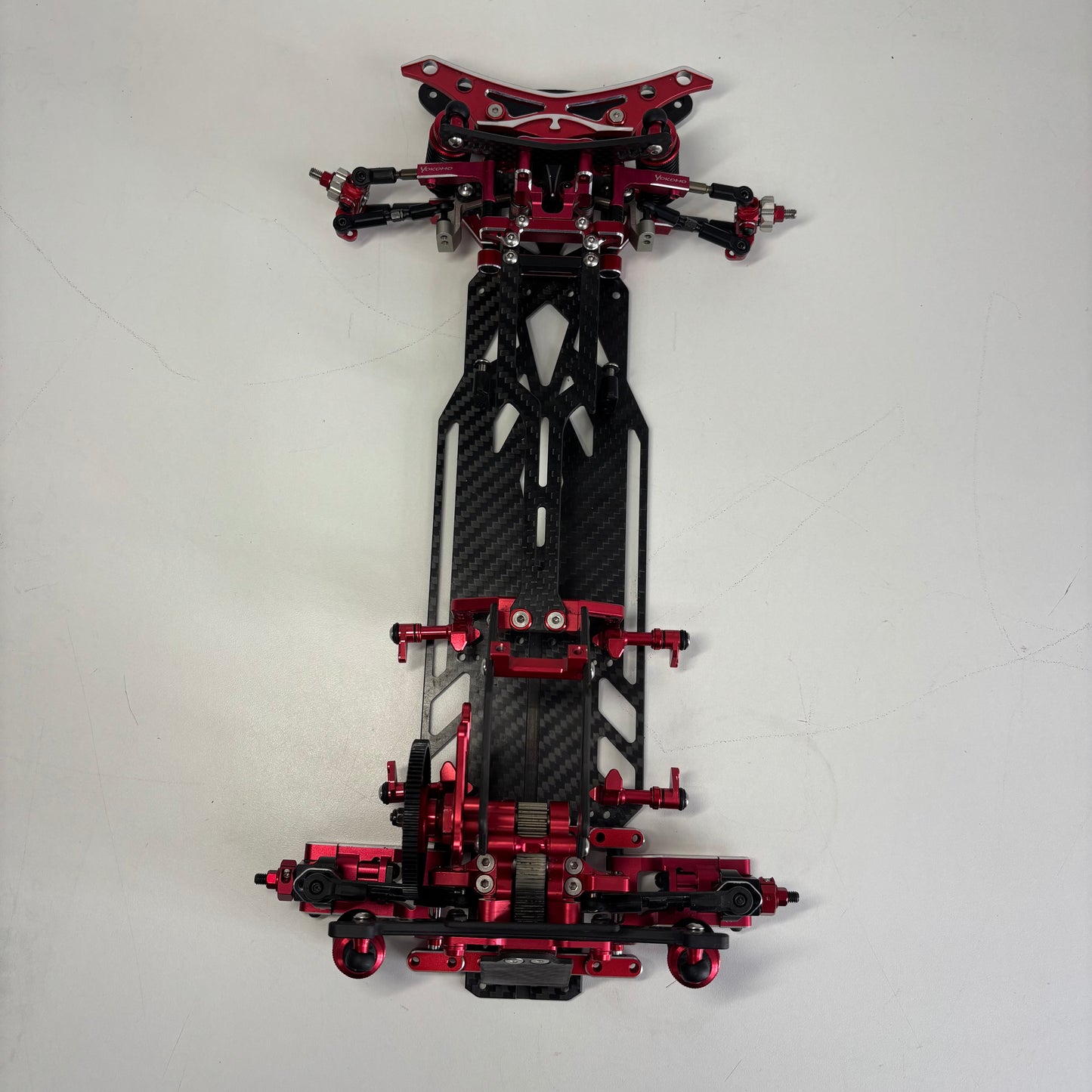 Reve D MC1 MC-1 Red Alloy Carbon Drift Chassis