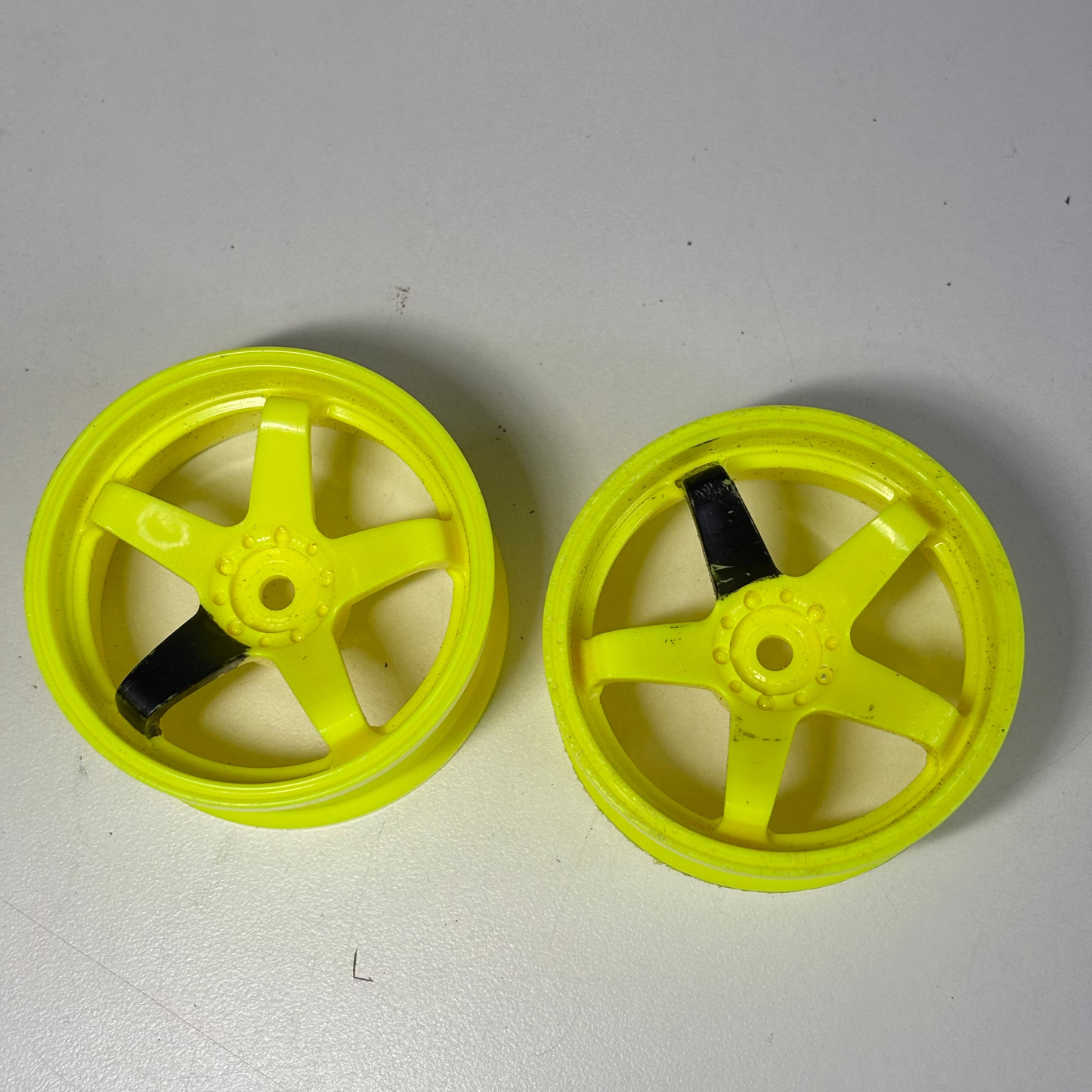 Topline Yellow Wheels Offset 6mm Pair