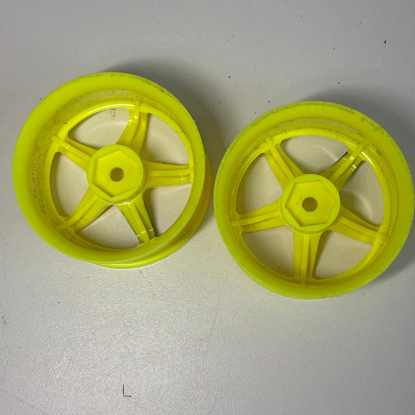 Topline Yellow Wheels Offset 6mm Pair