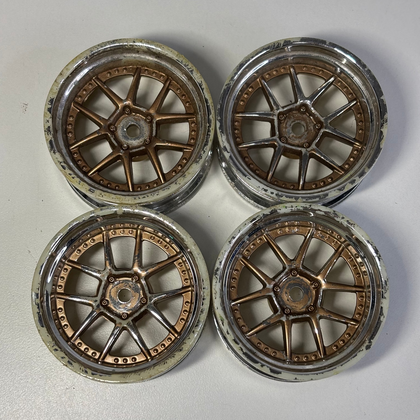 Hpi Copper Chrome Wheels Offset 6mm