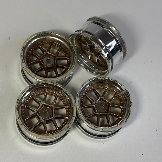 Hpi Copper Chrome Wheels Offset 6mm