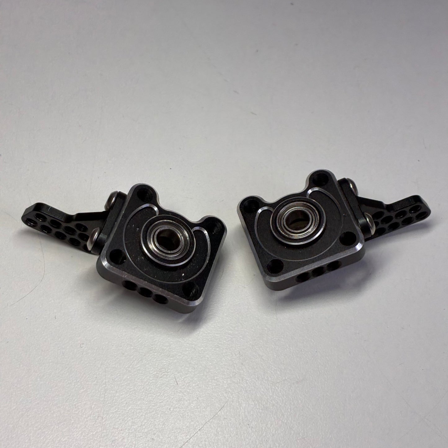 Rhino Racing Black Alloy Rear Hubs for H Arm Adaptor