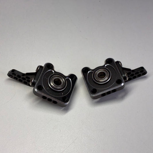 Rhino Racing Black Alloy Rear Hubs for H Arm Adaptor