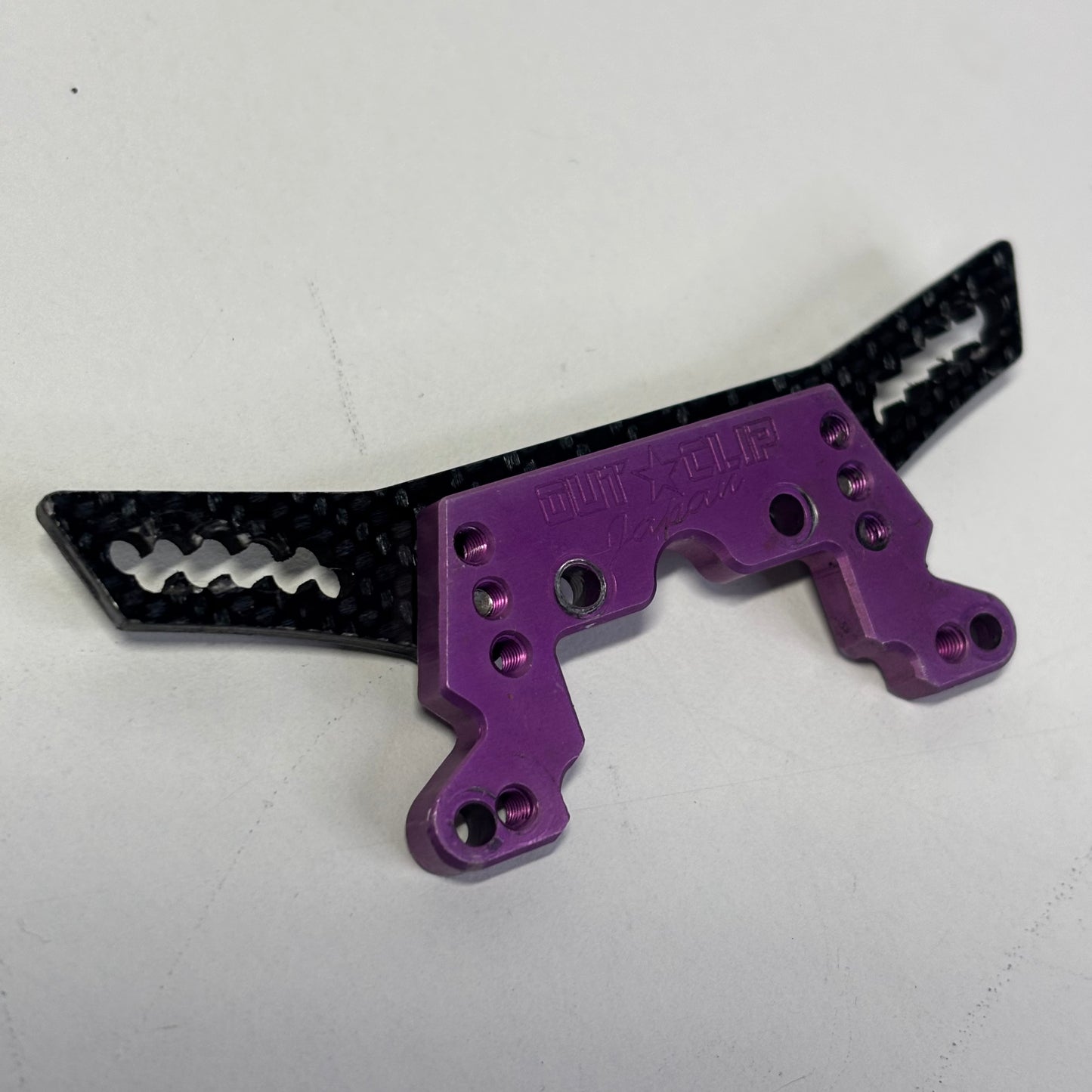 Out Clip Front Shock Tower Carbon Alloy Purple Yokomo DP FRD etc