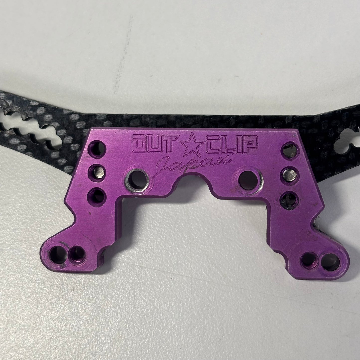Out Clip Front Shock Tower Carbon Alloy Purple Yokomo DP FRD etc